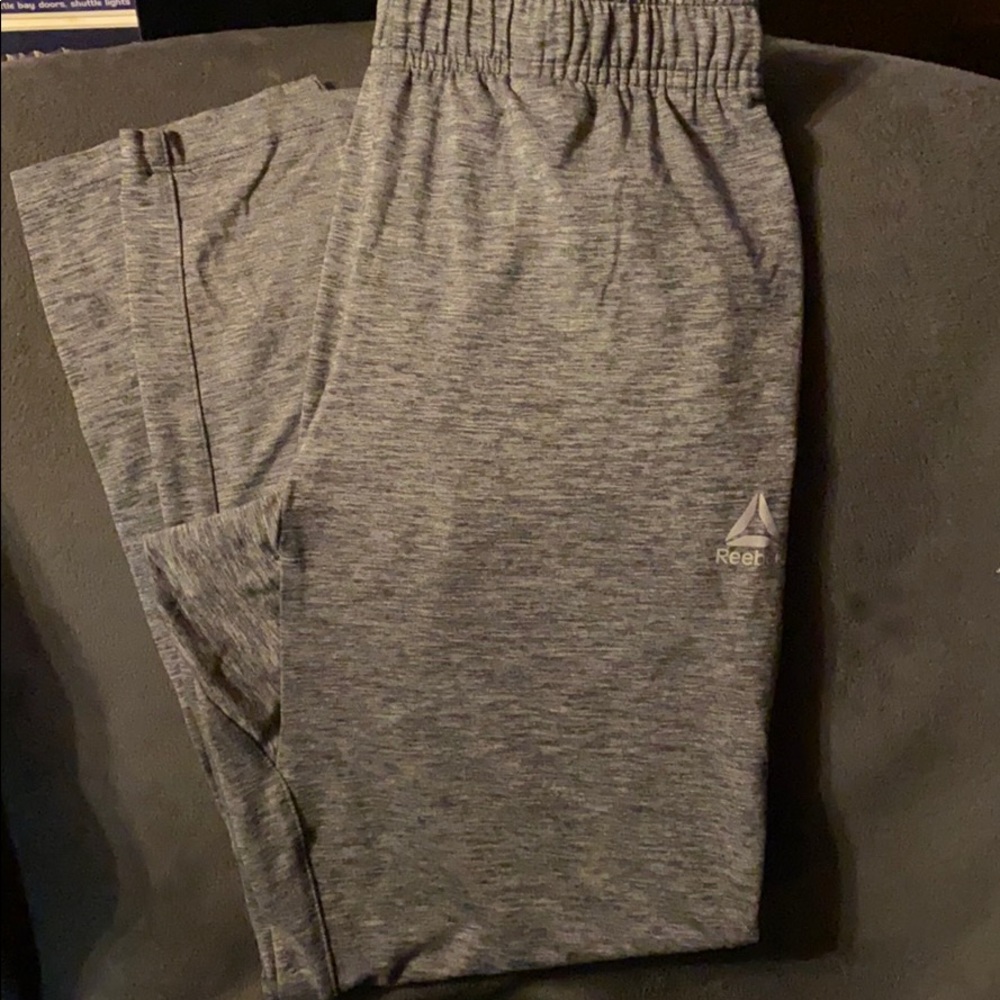 Reebok moisture wicking pants.